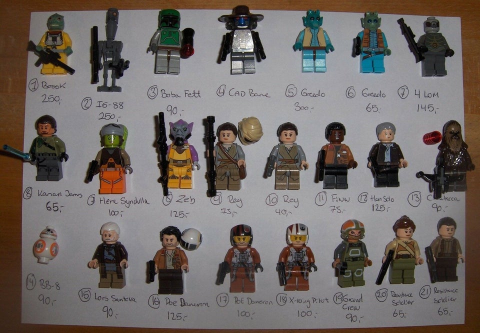 Lego Star Wars Figurer