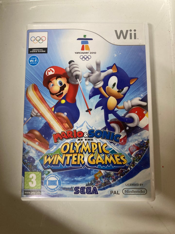 Mario  Sonic at the Olympic Winter