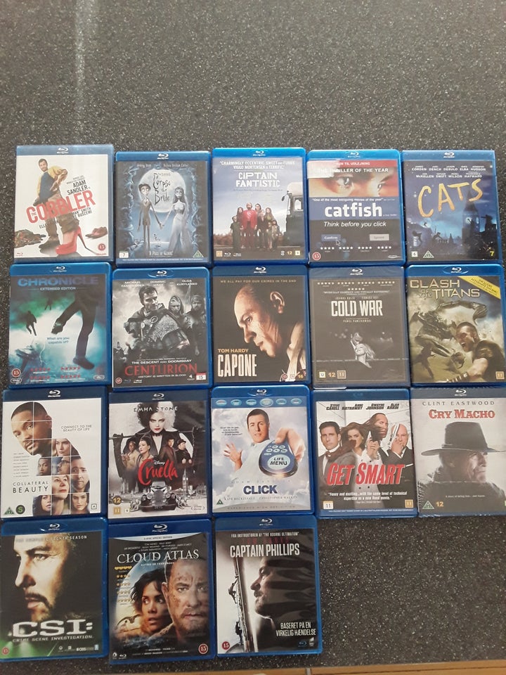 Blu Ray A til H, Blu-ray, andet