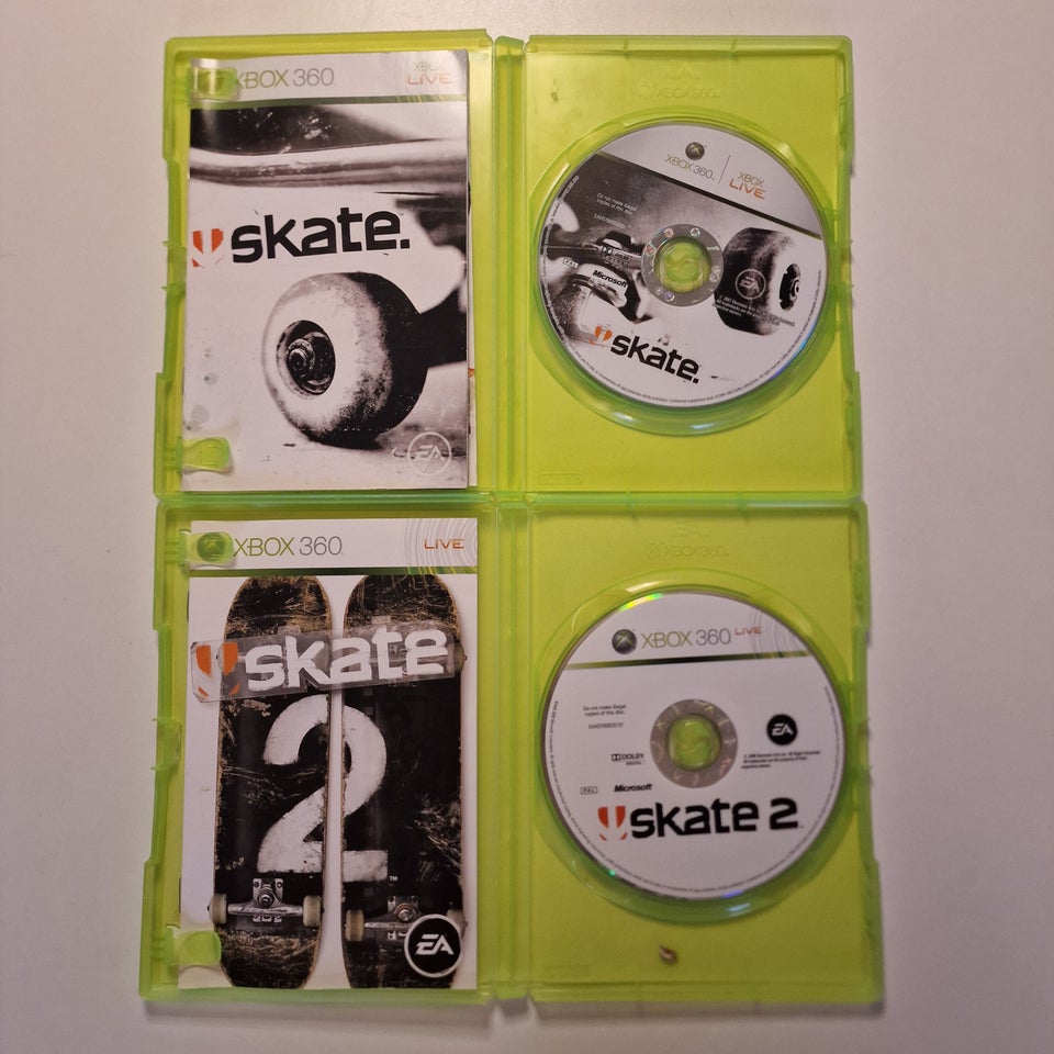 Skate 1  2 Xbox 360 sport