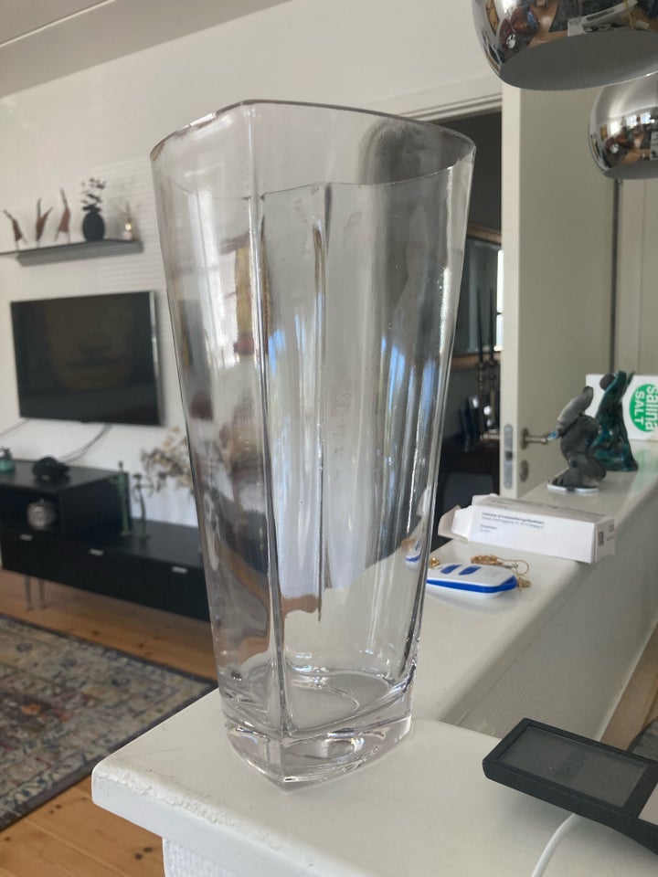 Glas, Hjerte vase, Klar