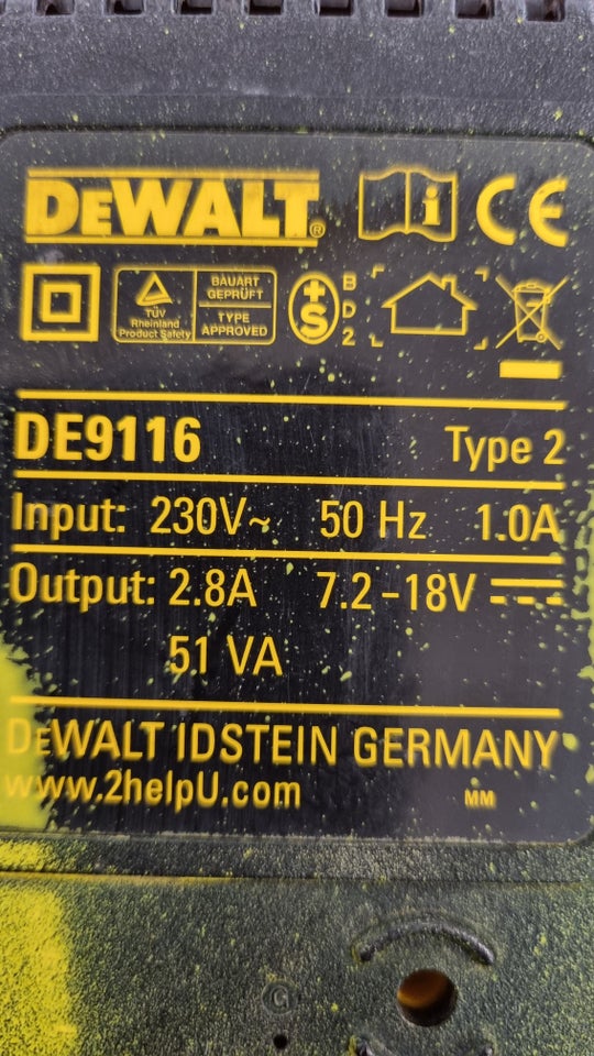 Lader DeWalt DE9116