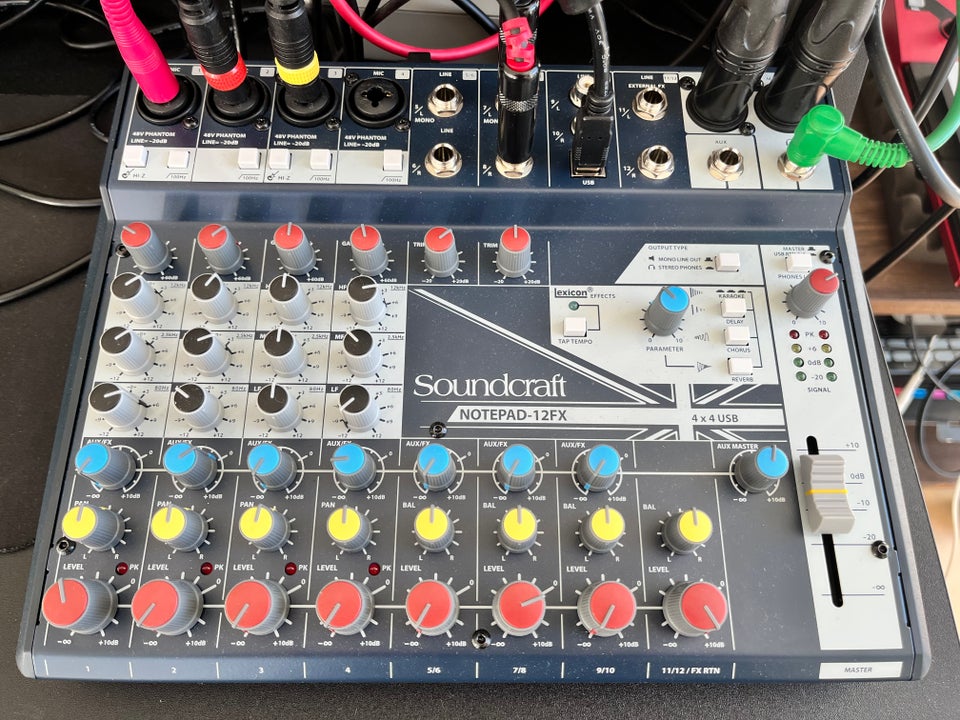 4x USB Mixer, Soundcraft Notepad