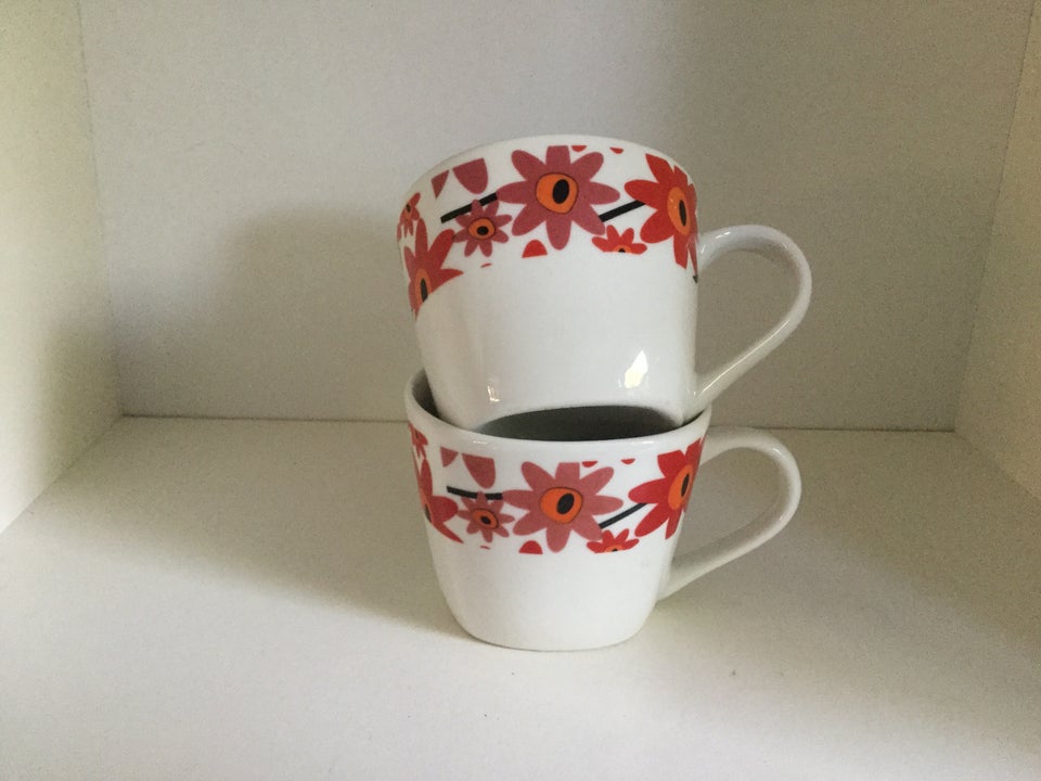 Porcelæn Kaffekopper  Ukendt