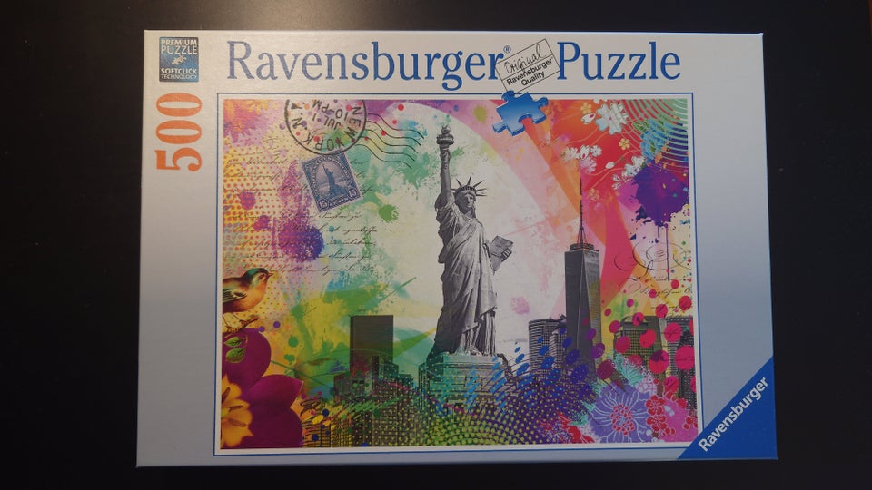 3 Ravensburger 500 brikker