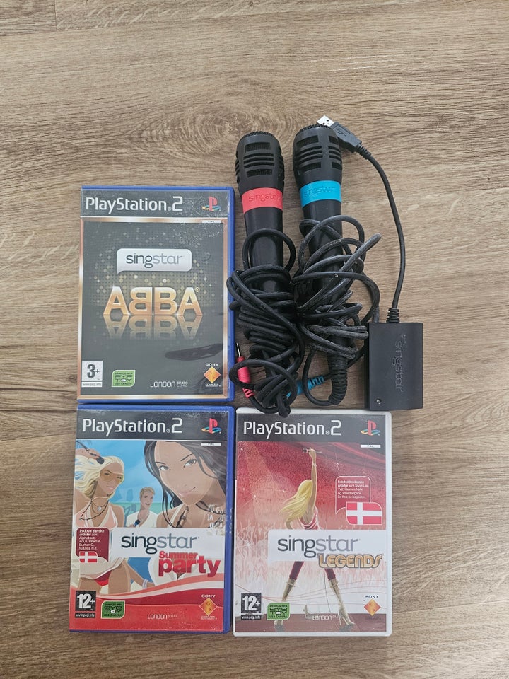 Singstar pakke til ps2 PS2