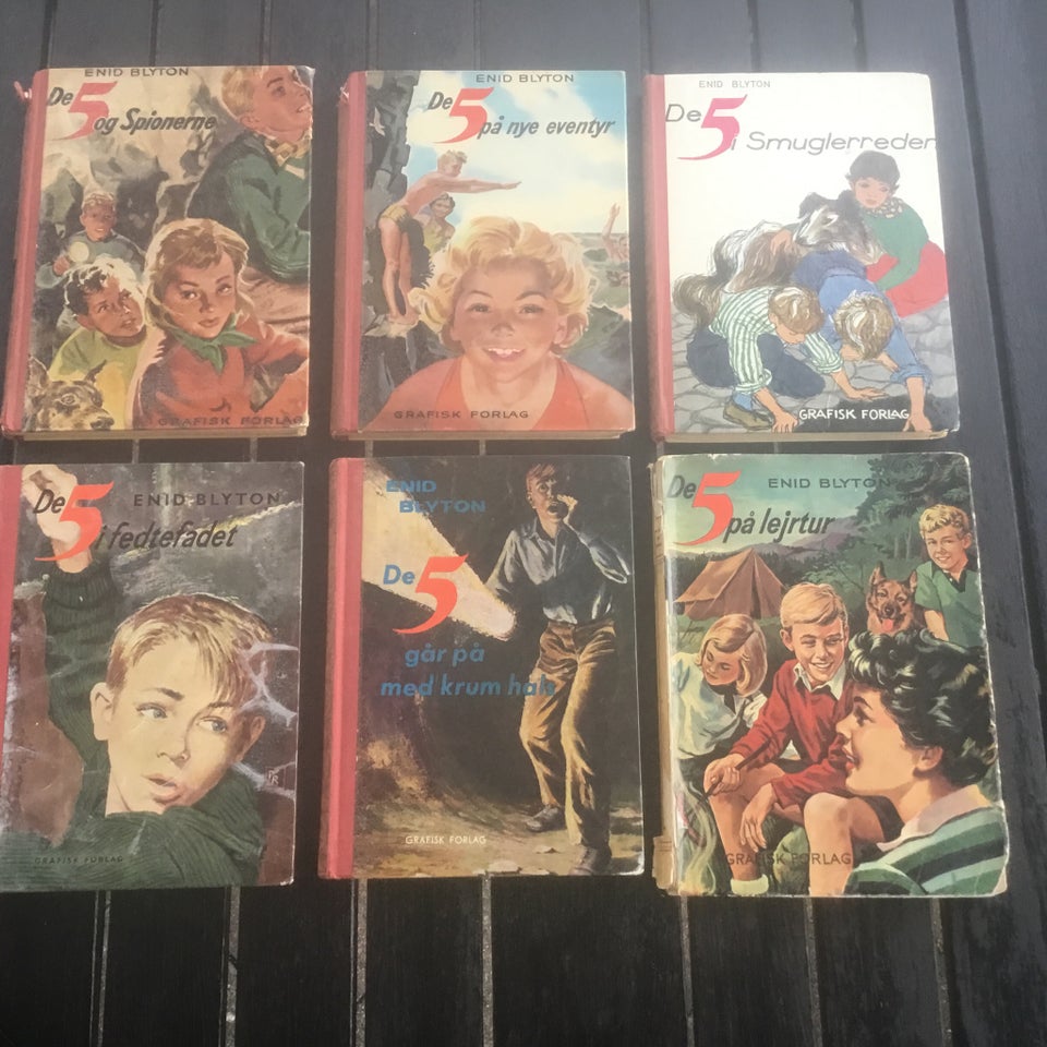 De fem og spionerne, Enid Blyton