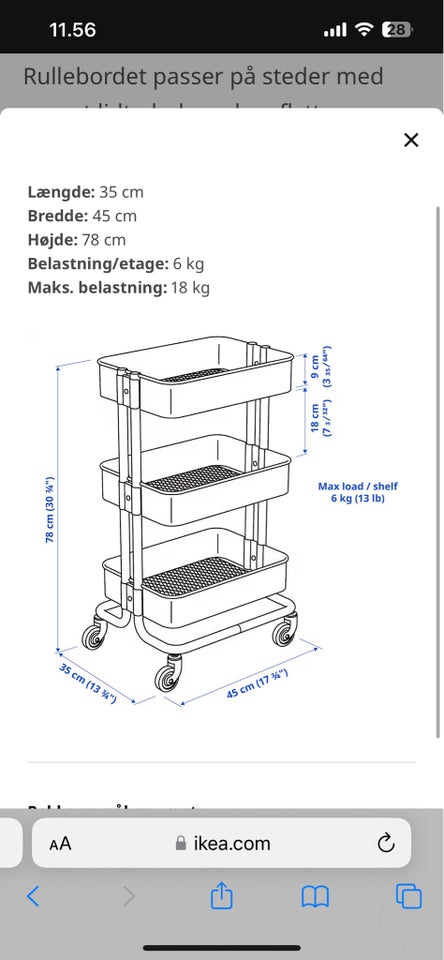 Andet skab, Ikea