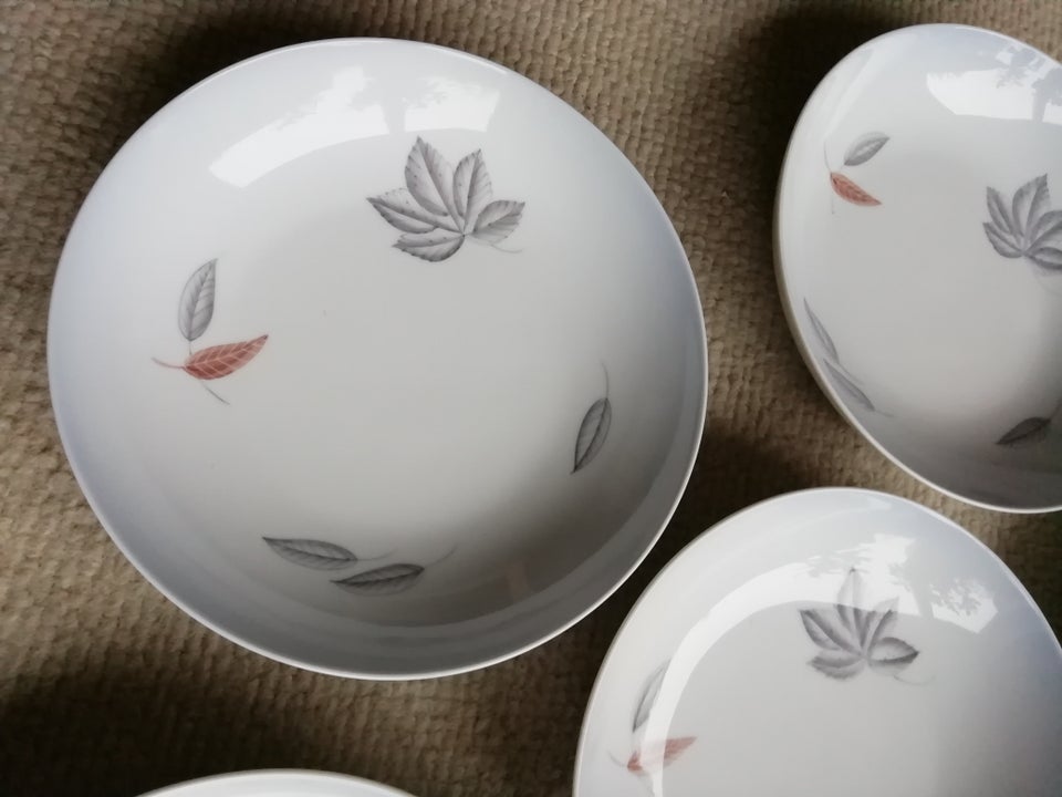 Porcelæn, dybe tallerkner, Bing og