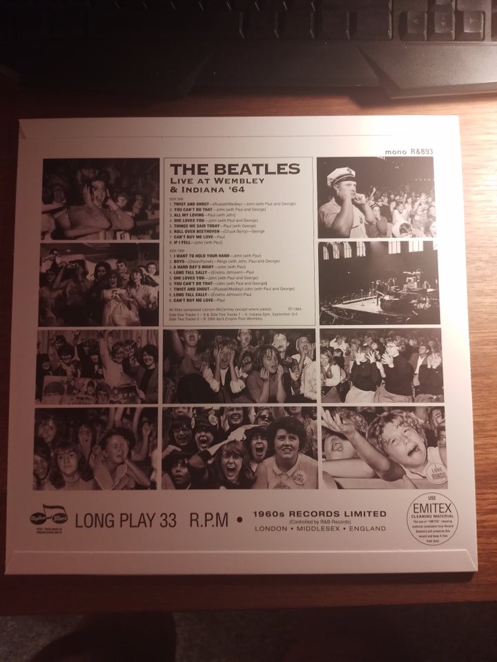 LP, Beatles, Live at Wembley and