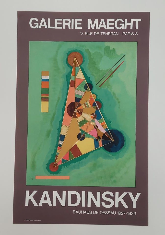 Galerie Maeght plakat Kandinsky