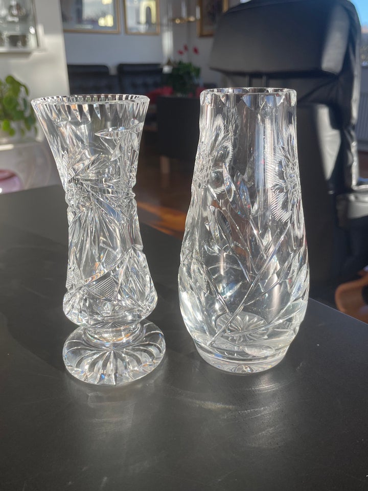 Vase, Krystalvase / glasvase,