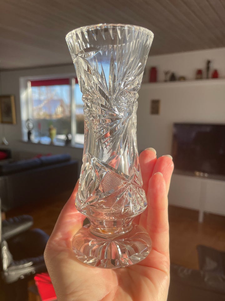 Vase, Krystalvase / glasvase,