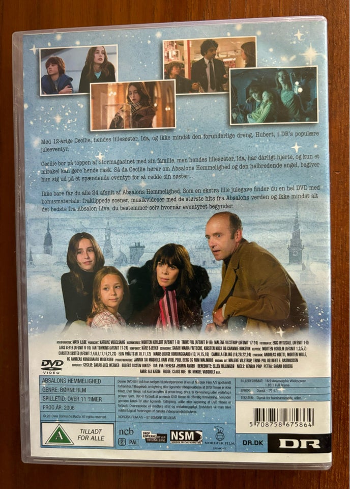 Absalons Hemmelighed, DVD,