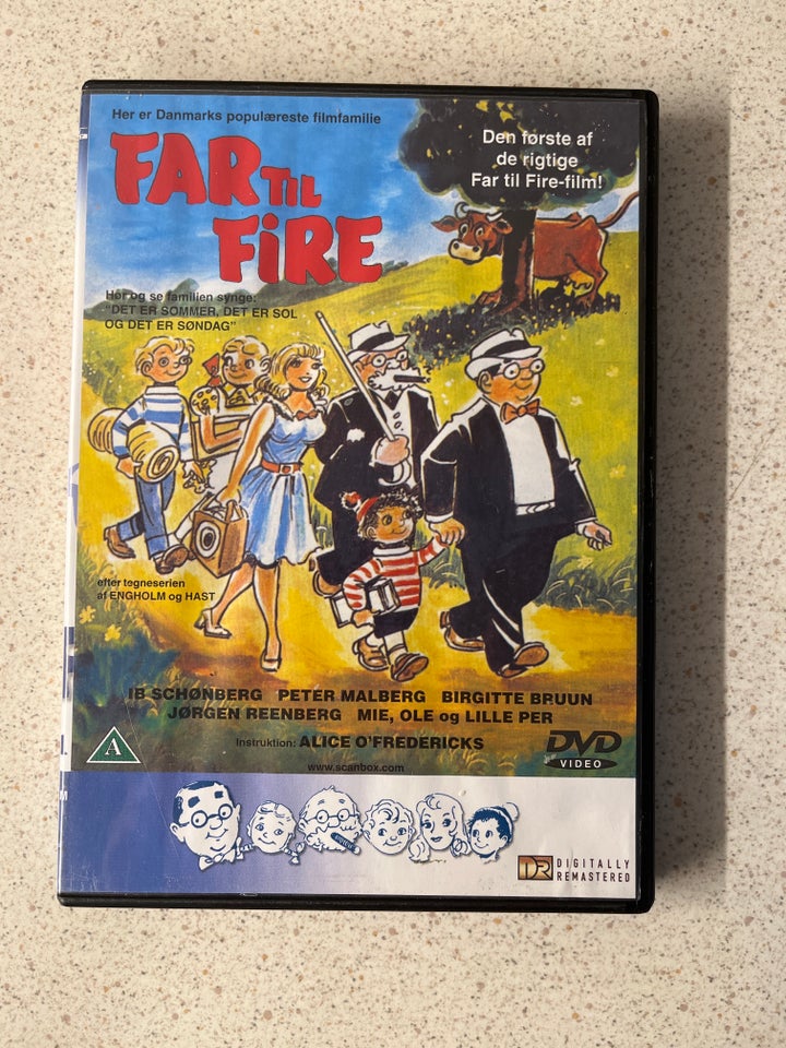 Far til fire, DVD, familiefilm