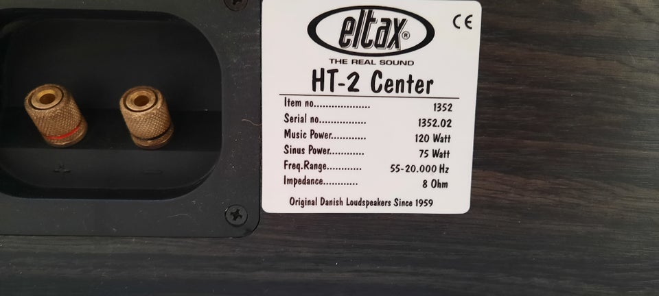 Højttaler, Eltax, HT-2 center