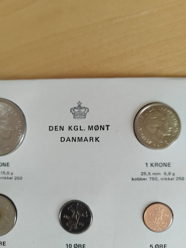 Danmark, mønter, 1980