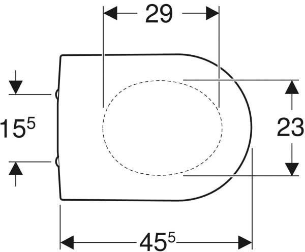 Toiletsæde Geberit