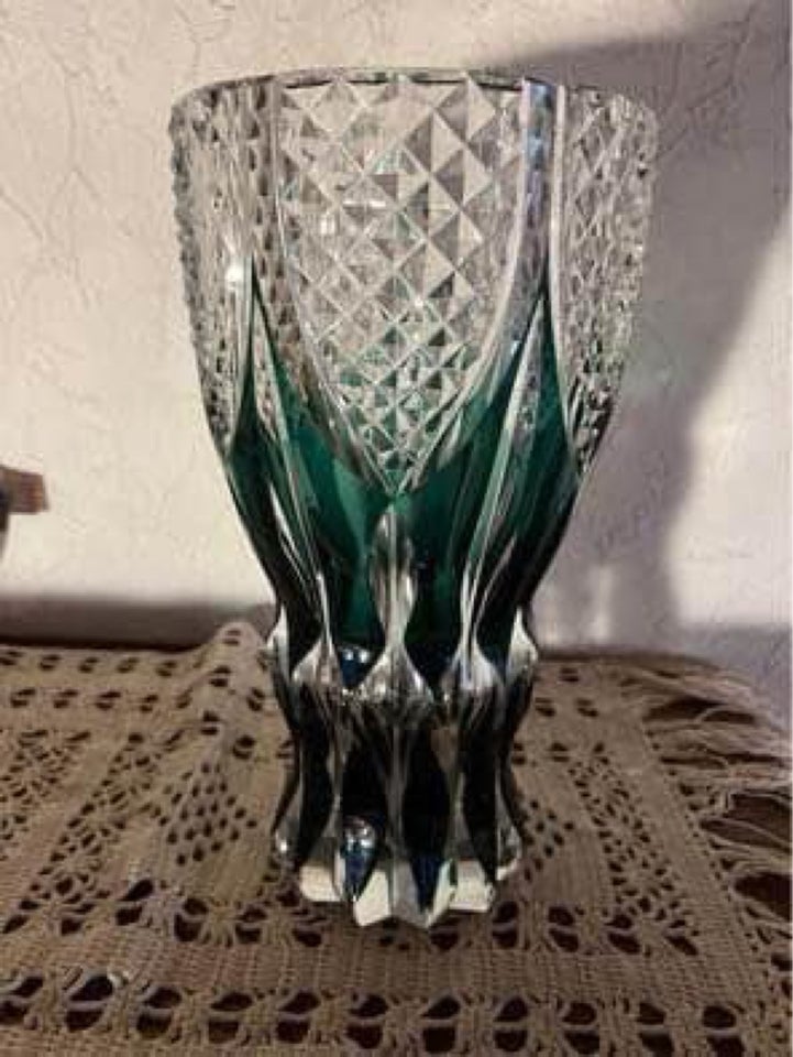 Glas, Krystal vase, Val Saint