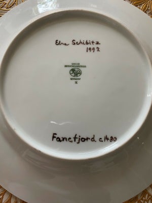 Porcelæn Tallerken 