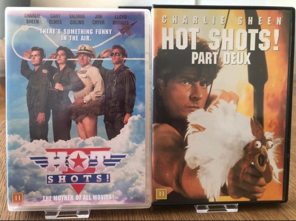 HOT SHOTS 1 + 2, DVD, komedie