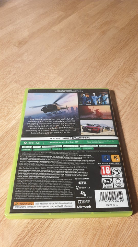 Grand Theft Auto V (Five), Xbox 360,