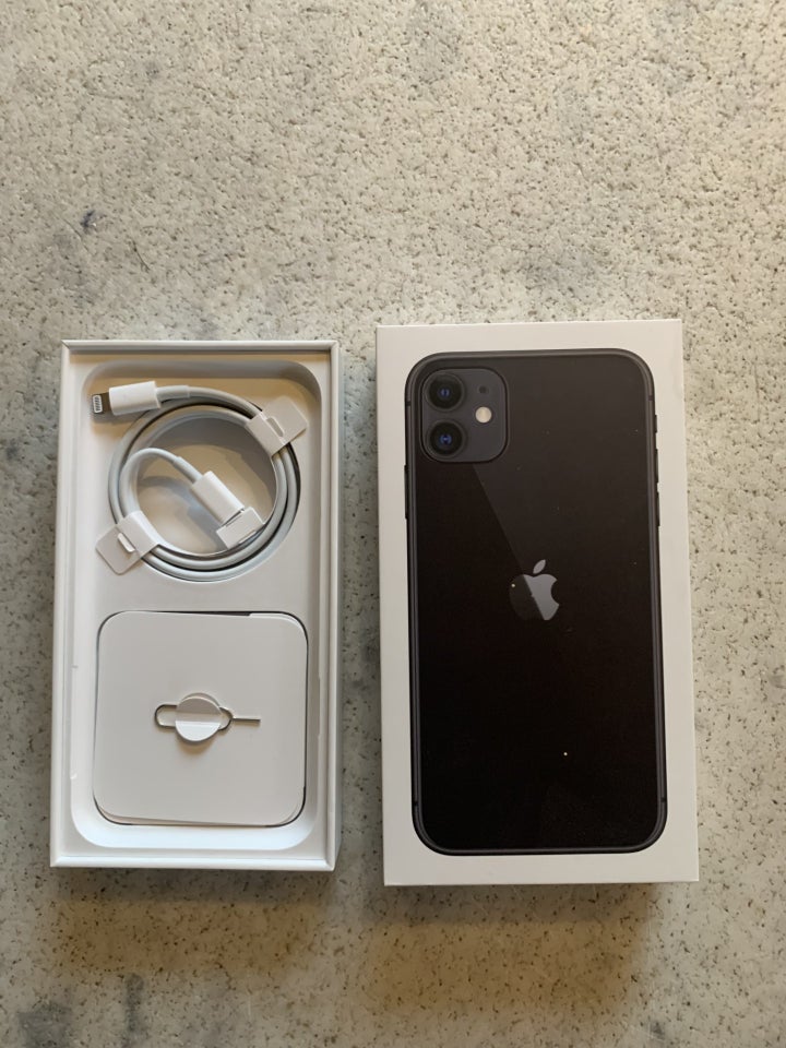 iPhone 11, 64 GB, sort