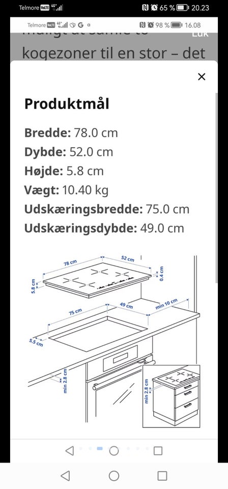 Induktionskogeplade, andet mærke