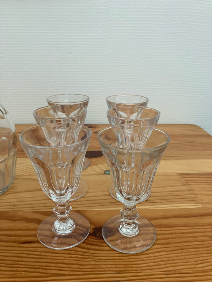 Glas Karaffel og glas