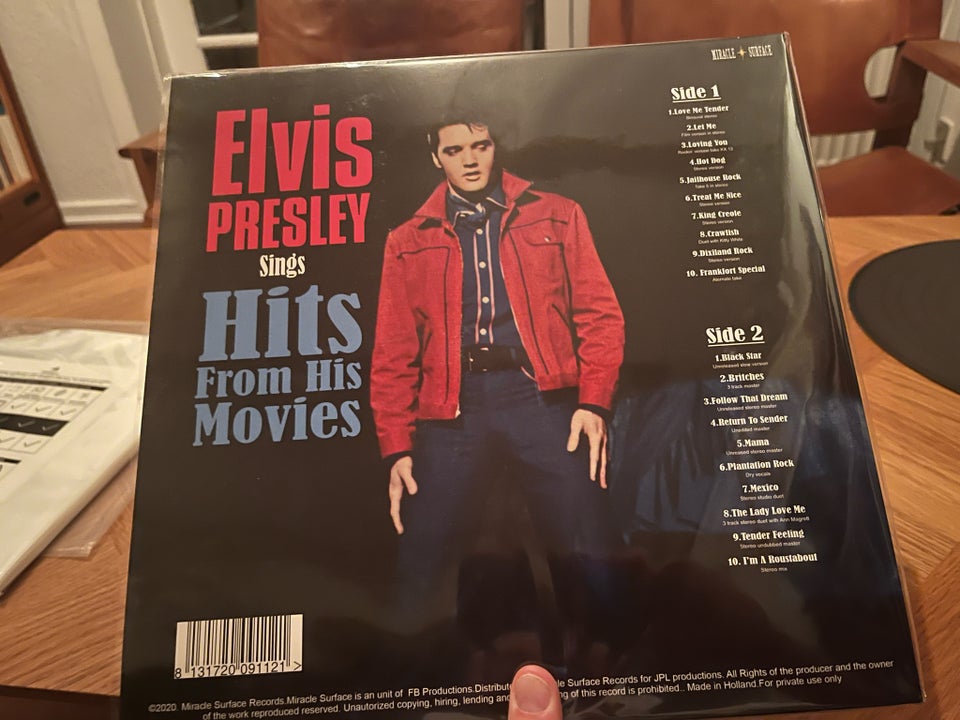 LP, Elvis Presley , Sings hits from