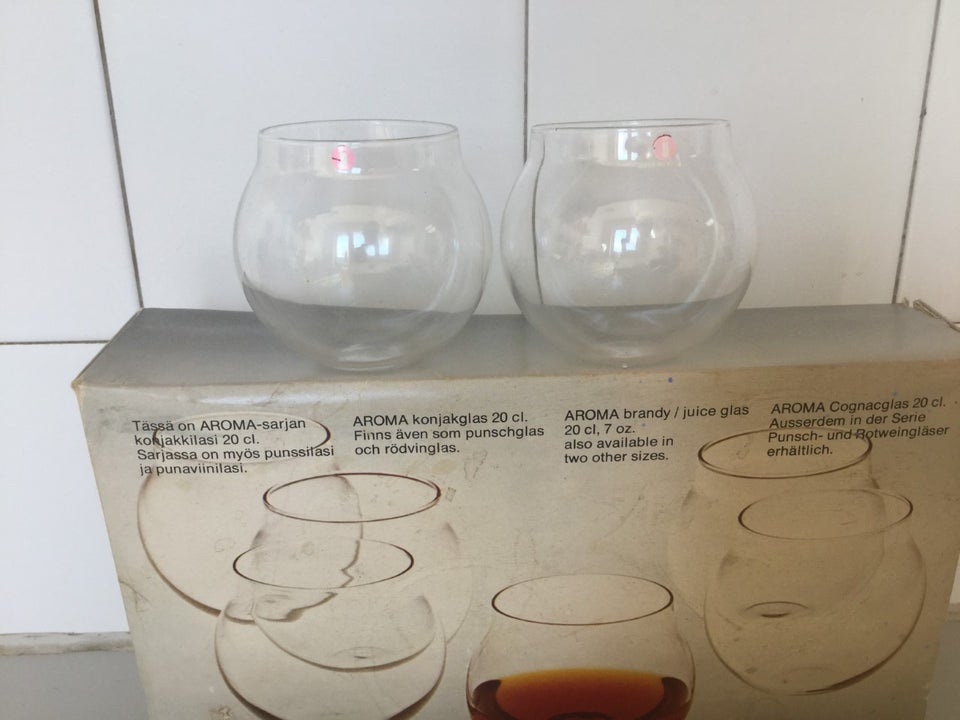 Cognac glas, Glas, 68 år gl.