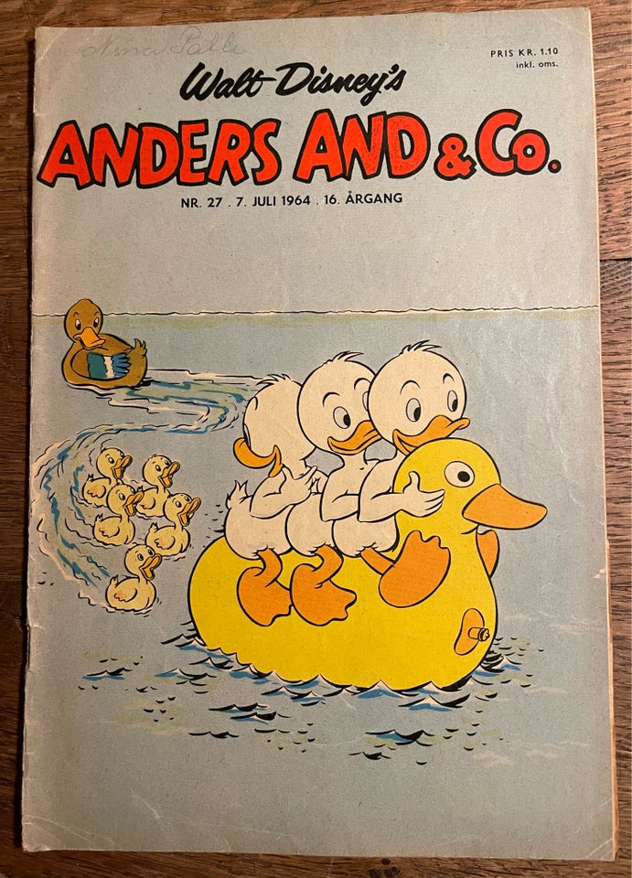 Anders And 1964 nr. 27, Walt Disney,