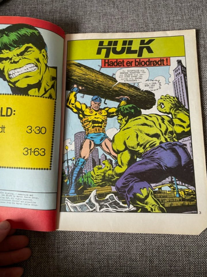 Tegneserier, Den utrolige Hulk