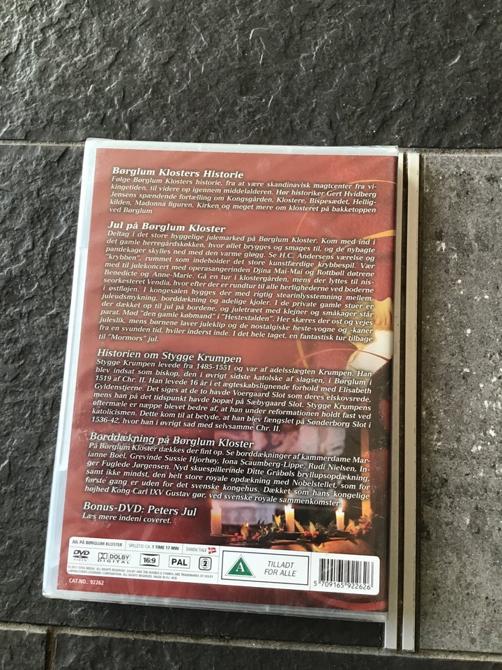 Jul på Børglum kloster, DVD,