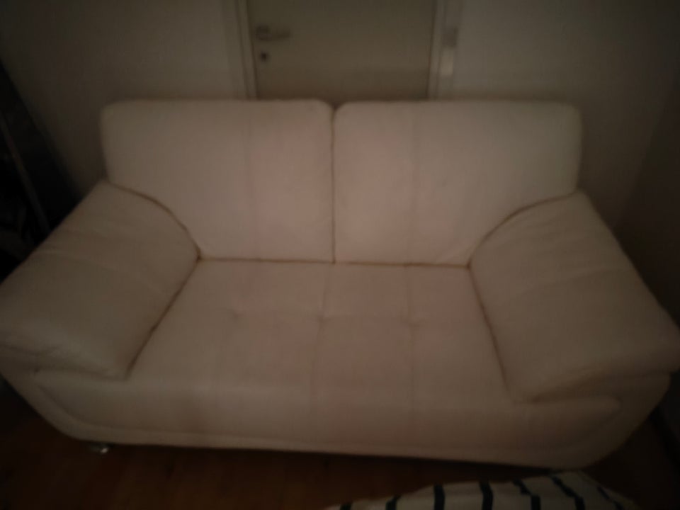 Sofa, læderlook, 2 pers.