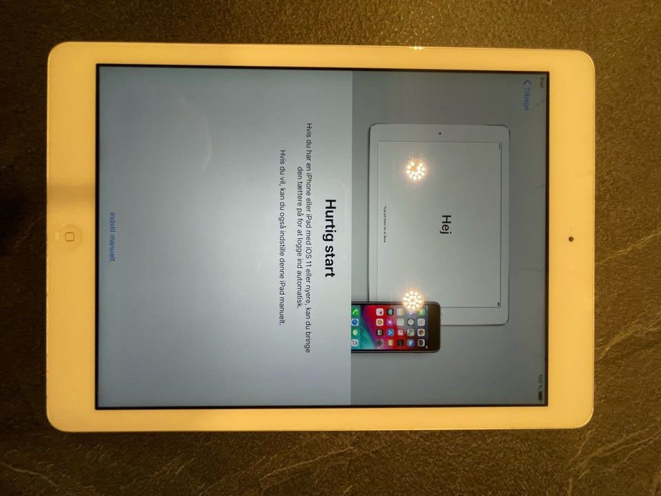 iPad Air, 32 GB, hvid