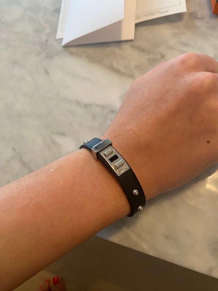 Armbånd, læder, Hermes