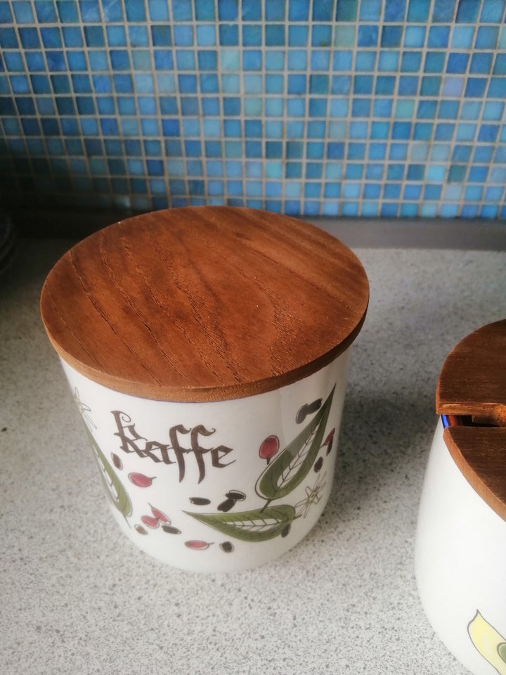 Fajance Kaffe og marmelade