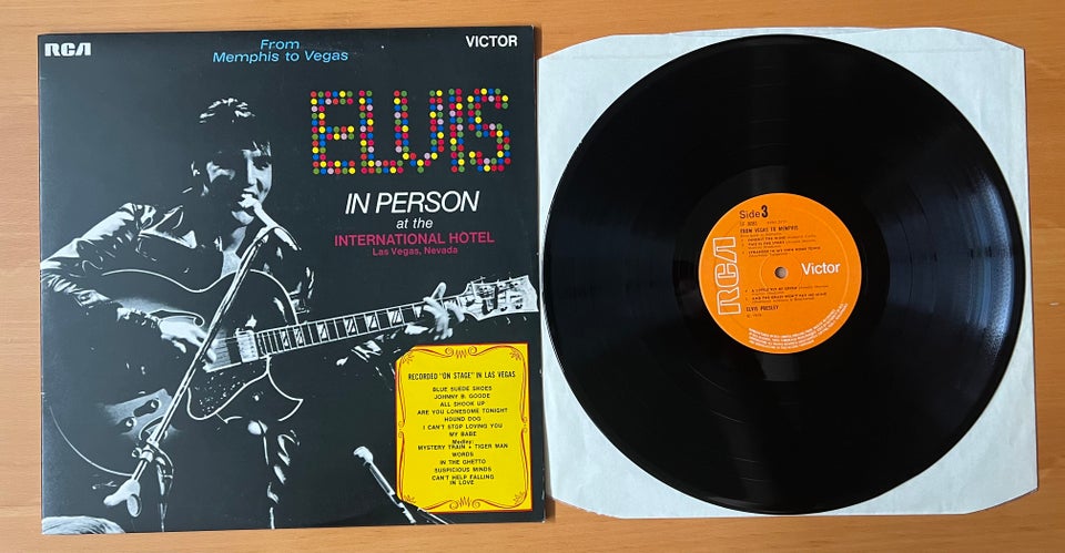 LP, Elvis, Elvis in Person / Back in