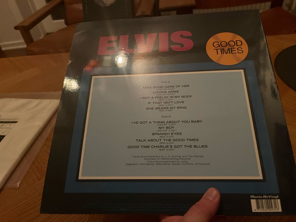 LP, Elvis Presley , God times