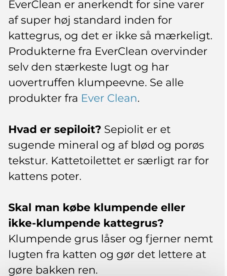 Kattegrus EverClean