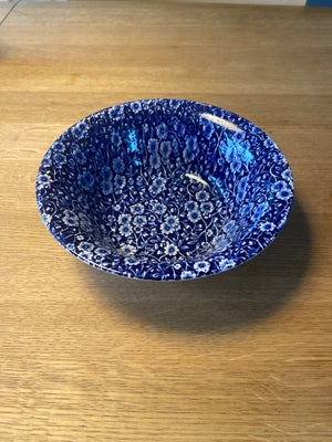 Porcelæn Skål Burleigh Blue