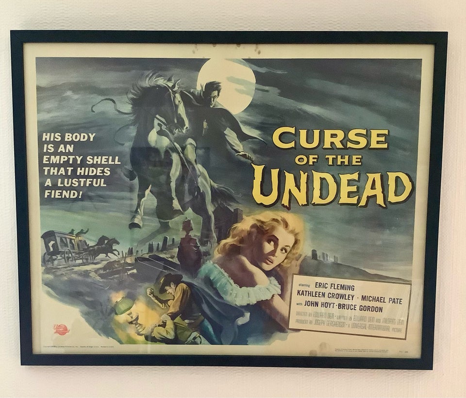 Original filmplakat, motiv: Curse