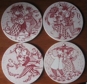 Fajance Bjørn Wiinblad platter