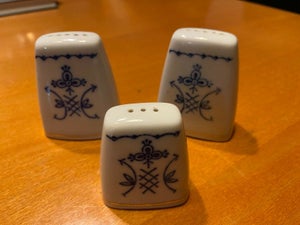 Porcelæn Salt og peperbøsse  Tysk