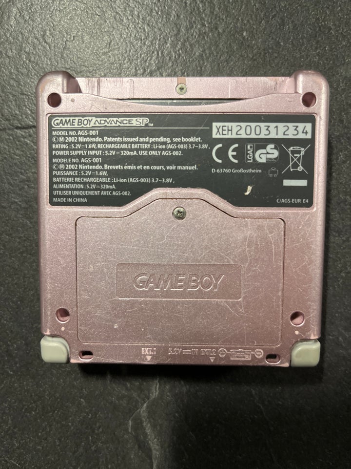 Nintendo Gameboy advance SP,