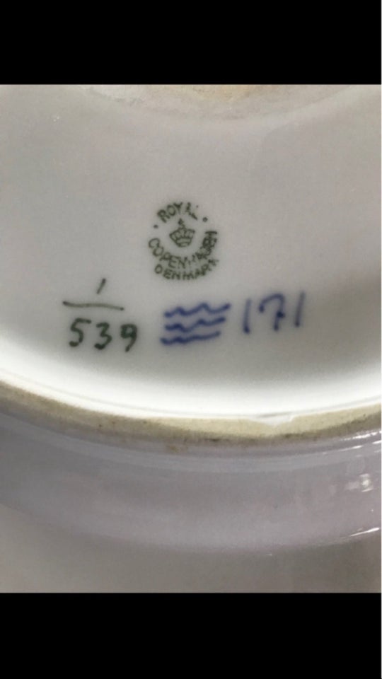 Porcelæn Royal Copenhagen stort