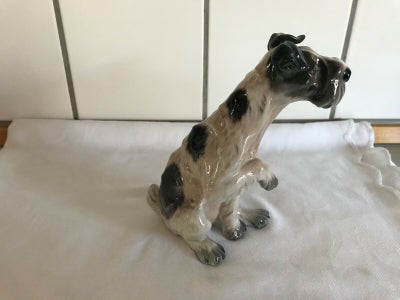 Porcelæn Ruhåret foxterrier