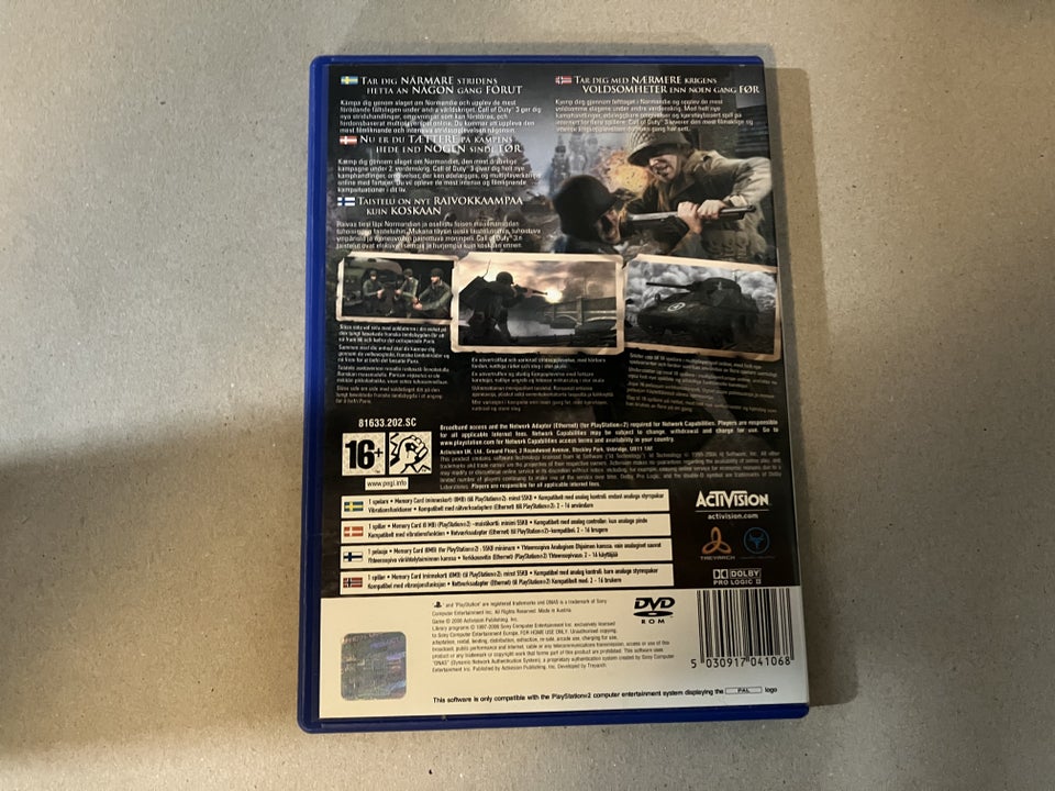 Call of Duty 3, PS2