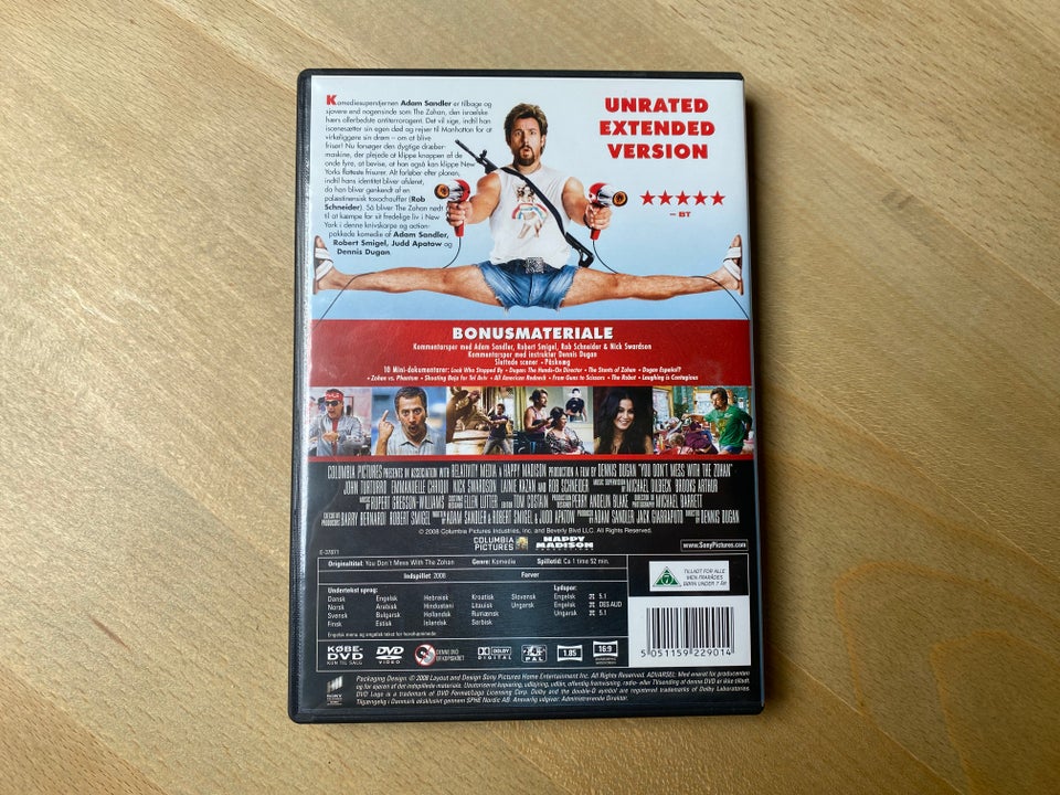 Don’t Mess with the Zohan DVD